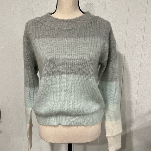 Free People Autumn Sky Cloud block out wool sweater - Picture 3 of 12